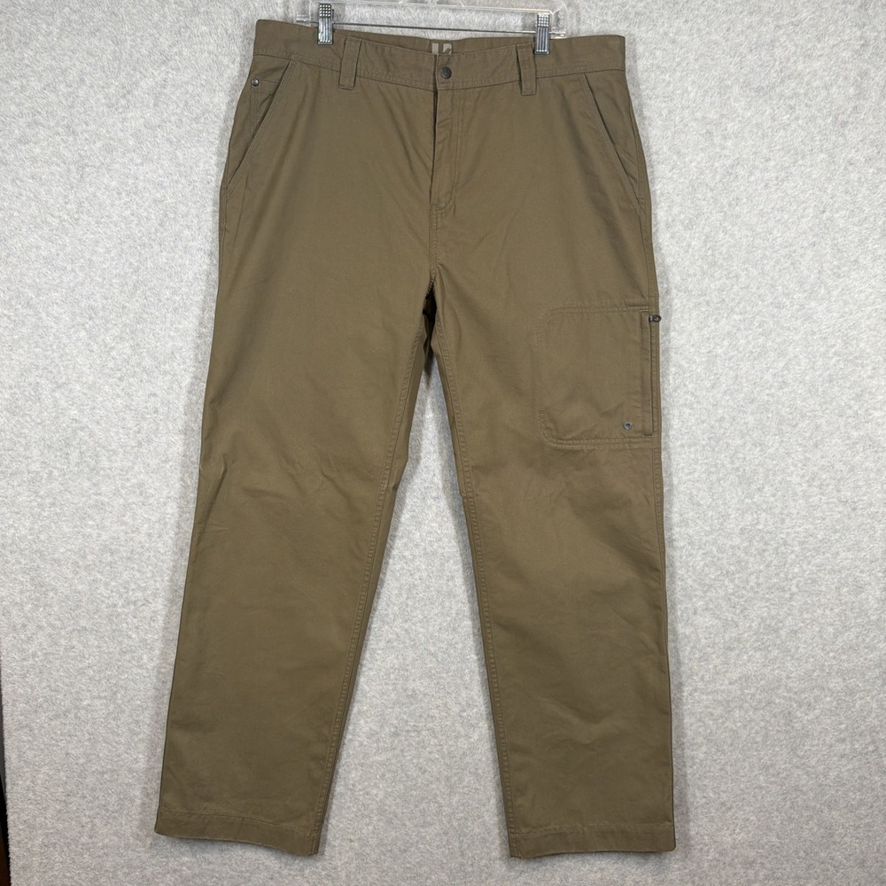 JKL Pants 38x32 Olive Just Keep Livin All Journey Zip Pockets Nylon Cotton